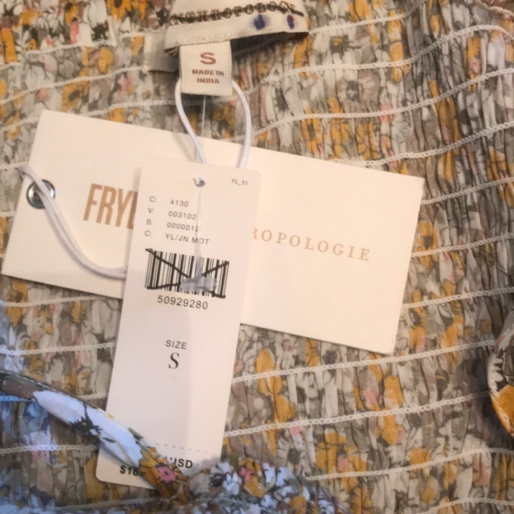 NWT Frye for Anthropologie Alice Floral maxi dress - Picture 9 of 16